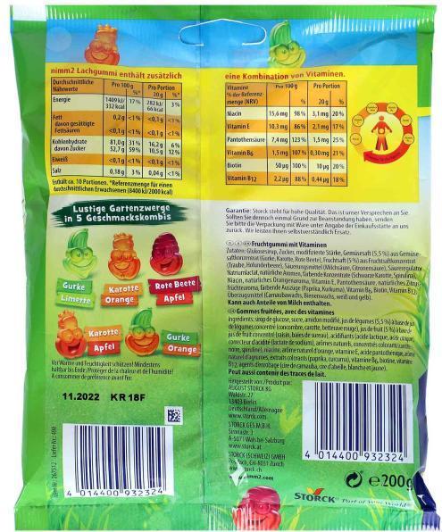 Actual product image nimm2 Gum sweets laugh gum garden gnomes 200 g (1 pcs., 200 g)