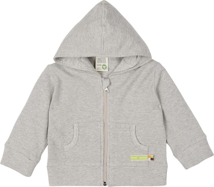 loud + proud Kapuzenjacke Waffelstruktur