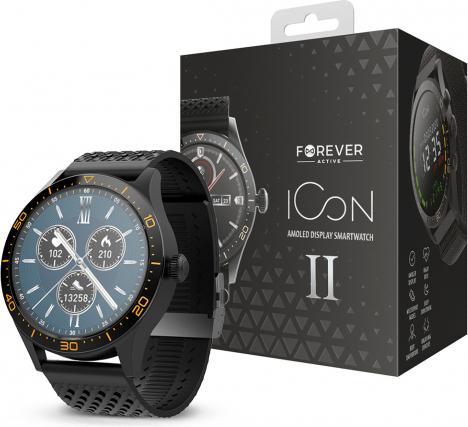 Produktbild Forever Smartwatch ICON v2 AW-110 schwarz (44 mm)