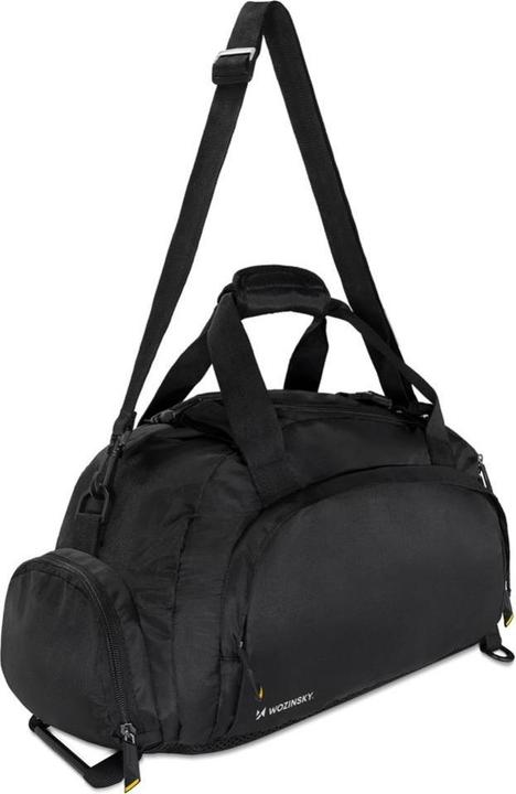 Immagine prodotto Wozinsky Borsa da viaggio sportiva Zaino Bagaglio a mano 40x20x25 cm per aereo Nero (WSB-B01) (16 l)