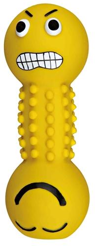 Actual product image Trixie Smiley dumbbell latex with squeaker 19cm (Snack bag dog)