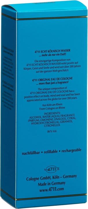 Produktbild Muelhens 4711 by (Eau de cologne, 60 ml)