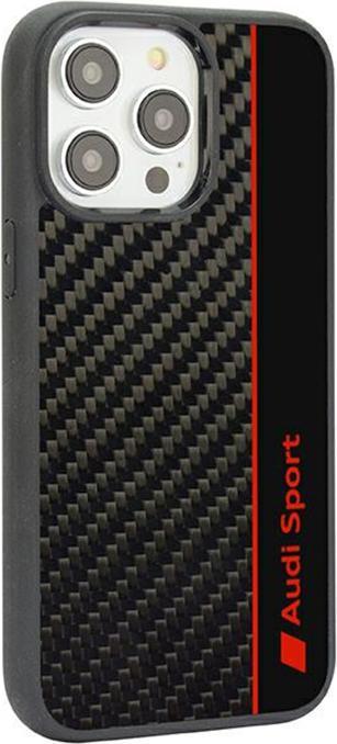 Image du produit Audi Étui rigide en fibre de carbone pour iPhone 14 Pro Max 6.7" czarny/black AUS-TPUPCIP14PM-R8/D1-BK (Apple iPhone 14 Pro Max)