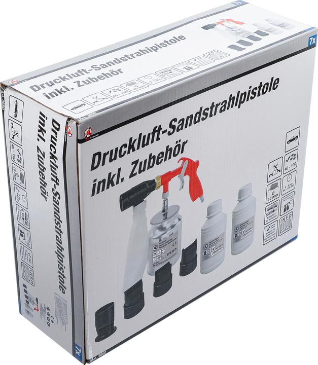 Actual product image BGS Compressed air sandblasting gun, incl. accessories
