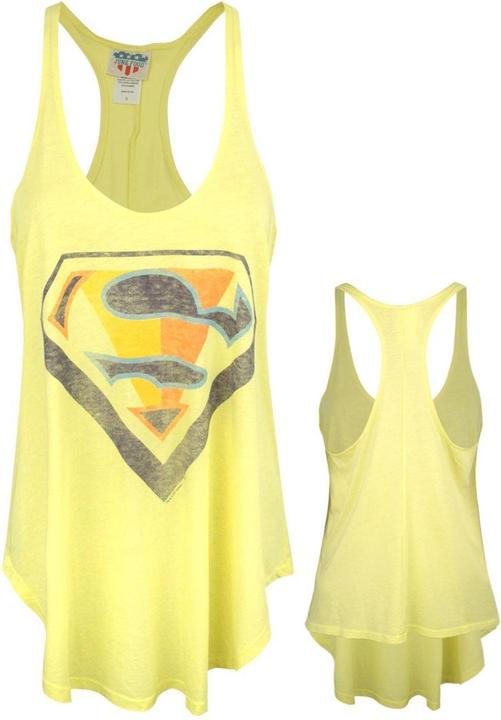 Actual product image Junk Food Womens/Ladies Superman Racerback Tank Top (S)