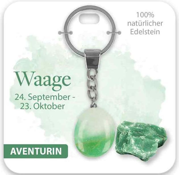 Image du produit BB Klostermannn Schlsselanhnger Edelstein Aventurin Waage