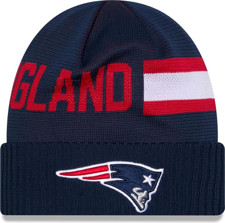 New Era NFL Sideline Tech Knit Mütze - New England Patriots