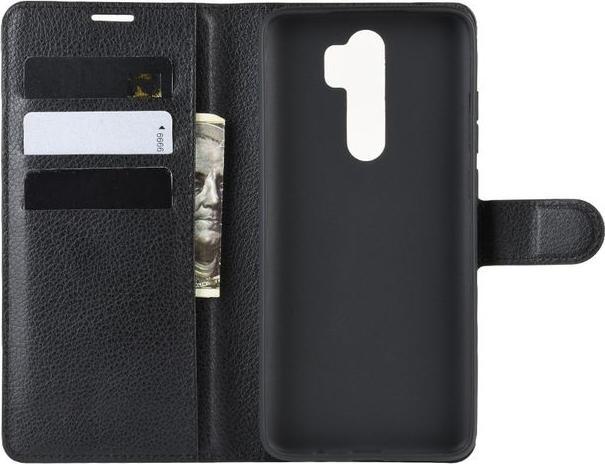 Actual product image MU Classic Litchi Leather Bookcover Series (Xiaomi Redmi Note 8 Pro)