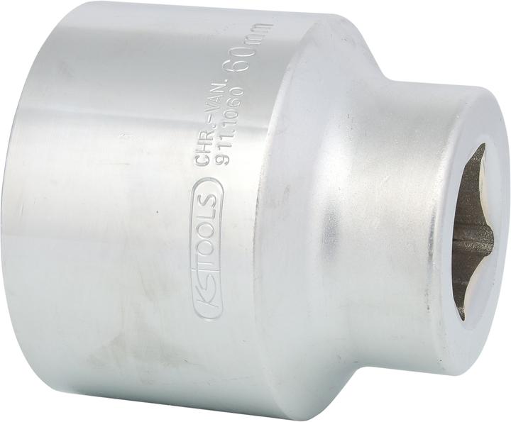 Actual product image KS Tools 1" hexagon socket short (60 mm)