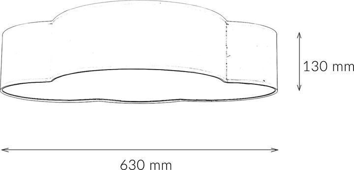 Produktbild Licht-Erlebnisse Deckenlampe Wolki (E27)