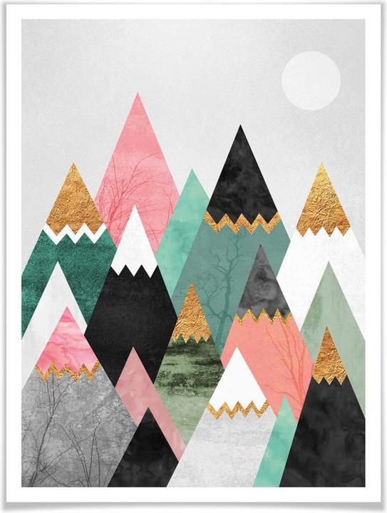 Immagine prodotto Trenddeko Montagne colorate (30 x 40 cm)