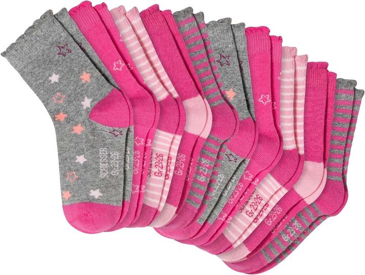 Produktbild Schiesser Stern - 10 Paar Kindersocken Mädchen (10er Pack, 23 - 26)