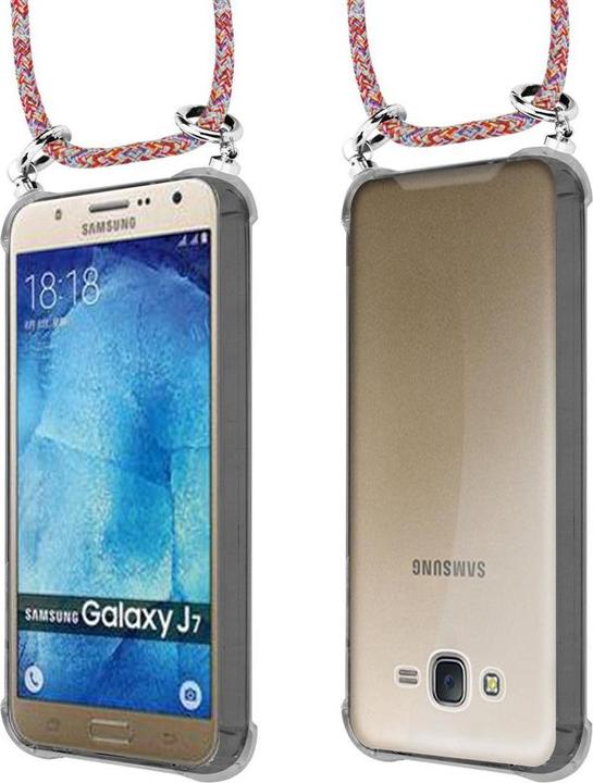 Produktbild Cadorabo TPU Handy Kette SILBER Cover