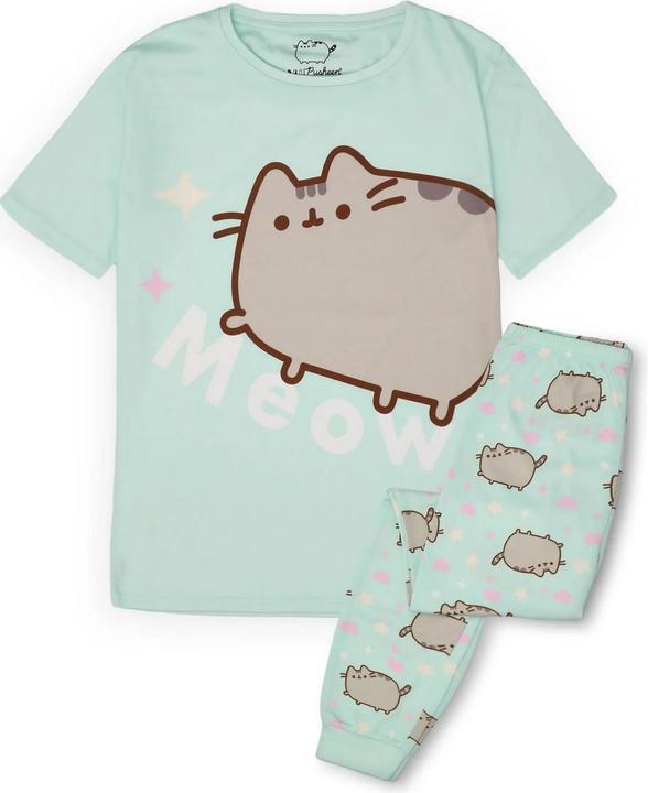 Pusheen Meow Schlafanzug Mädchen kurzärmlig