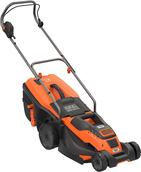 Black & Decker 1800W 42cm electric lawn mower with Compact&Go function (Electrical connection)