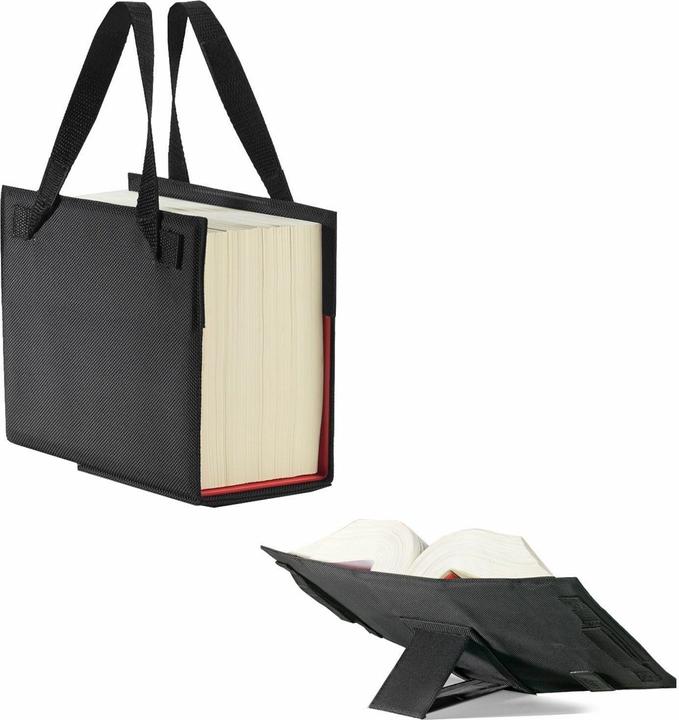 Immagine prodotto Barth & Bauer LexSkin copertina portatile per libri a fogli mobili onice-nero, copertina tascabile con fermalibri (1 x)