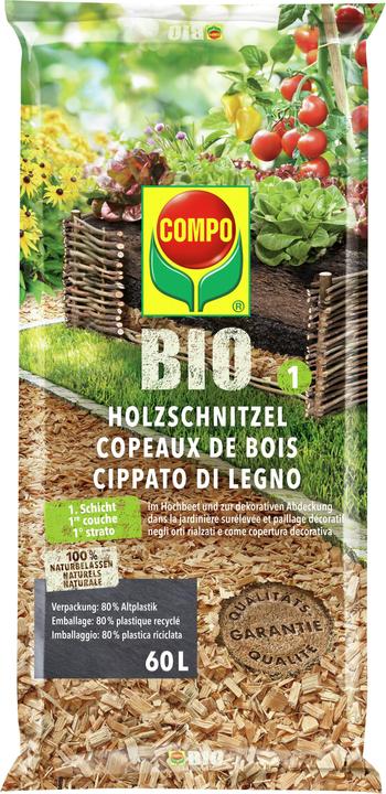 Actual product image Compo BIO wood chips (60 l)
