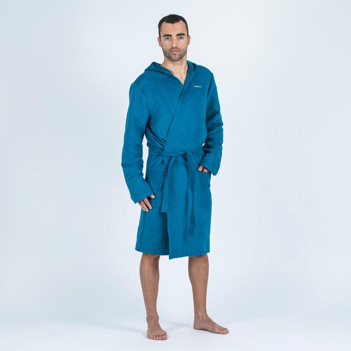 Nabaiji Peignoir de bain homme capuche