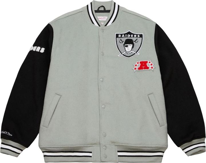 Actual product image Mitchell & Ness M&N Legacy Varsity Wool Veste - NFL Oakland Raiders (S)