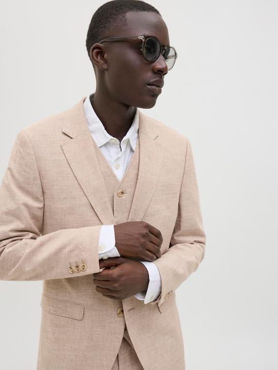 Actual product image Jack & Jones Slim Fit Linen Blazer (58)