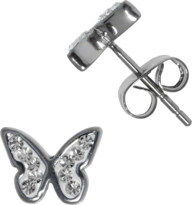 Immagine prodotto Bijouteria Orecchini bambini (Acciaio inossidabile, Vetro (di orologio))