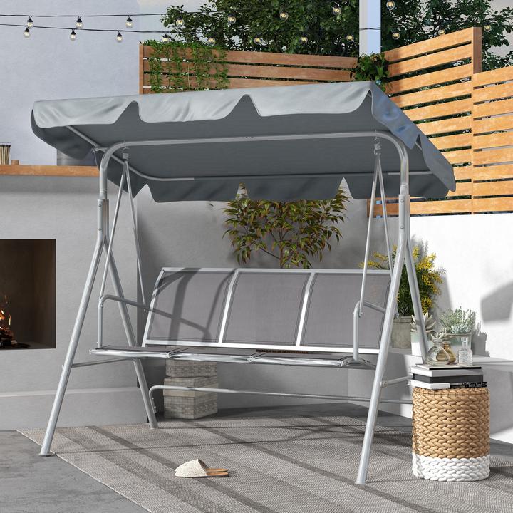 Actual product image Outsunny Hollywood swing with roof