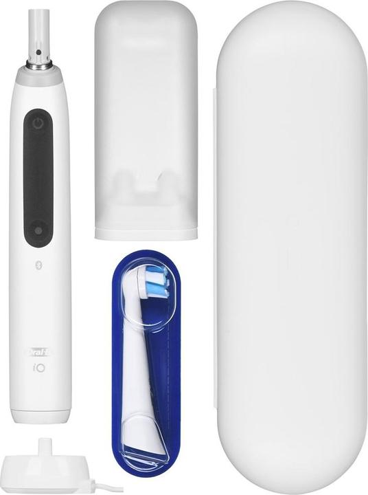 Produktbild Oral-B Electric Toothbrush iO5 Rechargeable, For adults, Number of brush heads included 1, Quite White, Num (Oszillierende Zahnbürste)