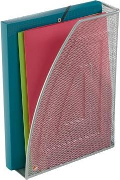 Image du produit Alba Porte-revue MESHMAG M, DIN A4, en fil métallique, gris Dimensions :(L)260 x (P)80 x (H)335 mm (A4)