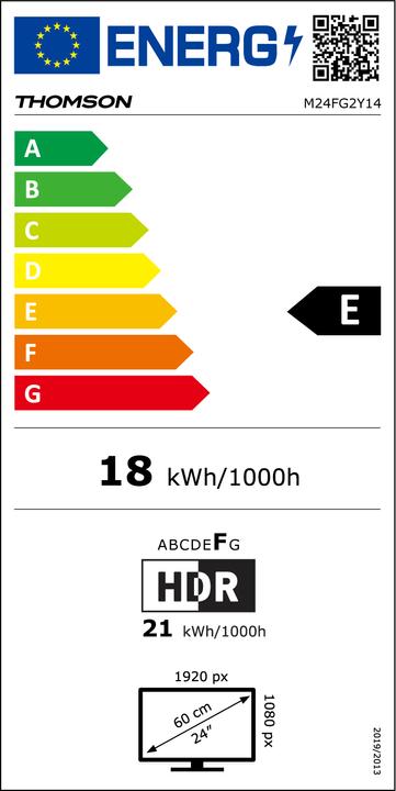 Energy Label Thomson M24FG2Y14 (1920 x 1080 pixels, 23.80")