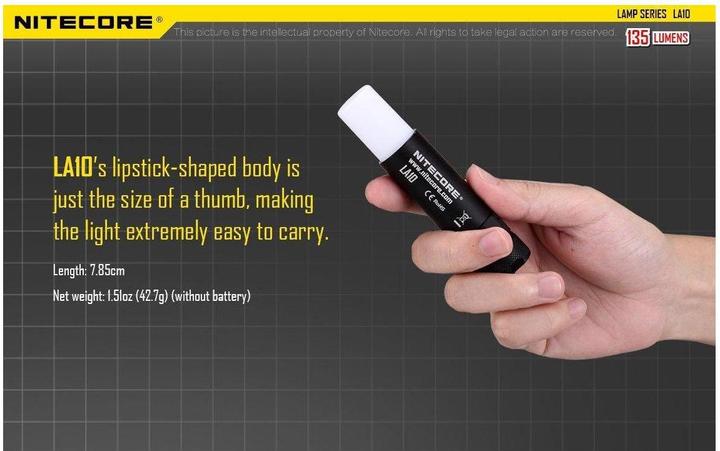 Produktbild Nitecore La10 Cri (7.85 cm, 75 lm)