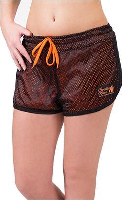 Actual product image Gorilla Wear Madison Reversible Shorts (Black/Neon Orange) (XS)