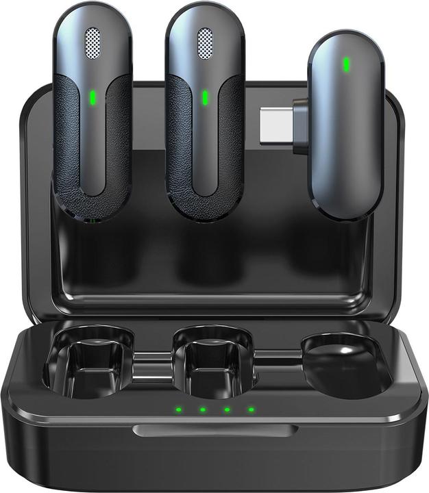 Actual product image Technaxx Wireless Mini Microphone Set Tx-301
