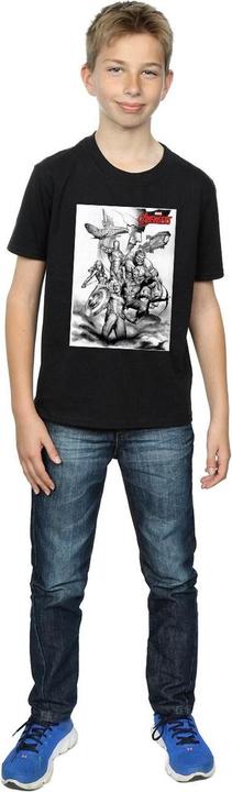 Produktbild Avengers Assemble Team Sketch TShirt Jungen (140, 146)
