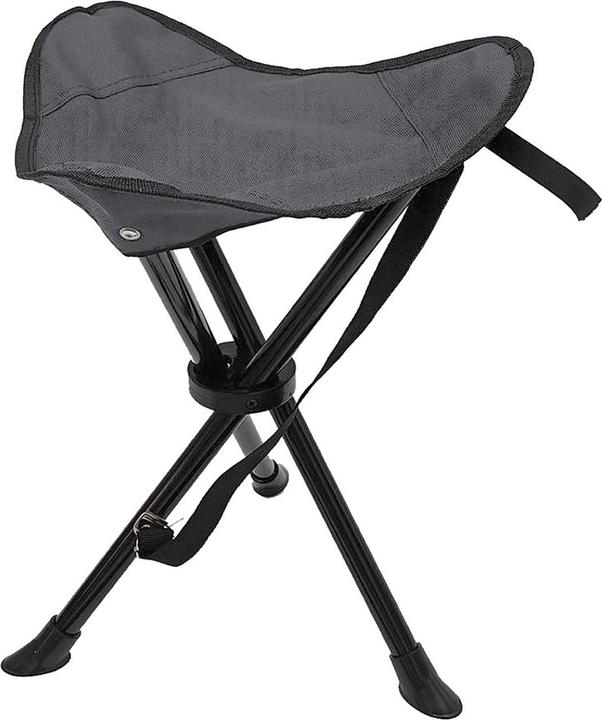 Actual product image Inda-Exclusiv 3-Bein Klapphocker Dreibeinhocker Campinghocker Anglerhocker Tragegurt
