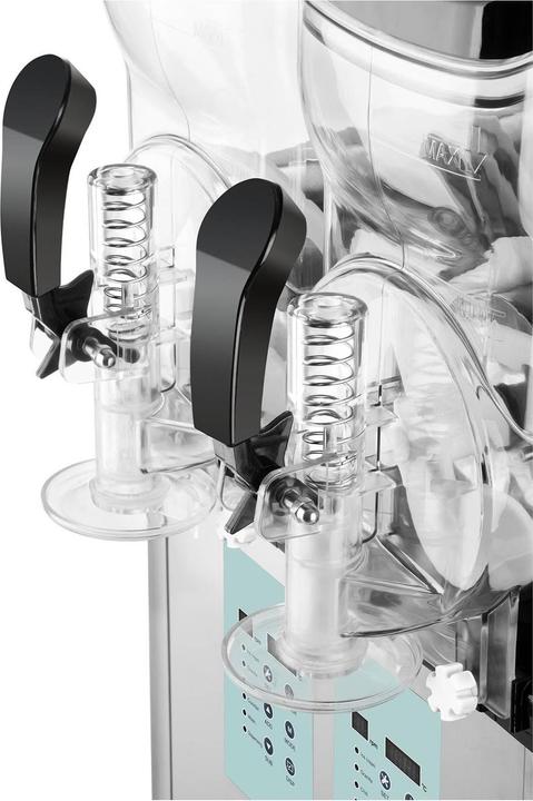 Actual product image Royal Catering Slush Machine - 2 x 6 litres - minimum temperature: -20 °C - ice cream function (EU plug)