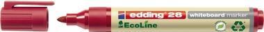 Image du produit Edding Marqueur pour tableau blanc 28 EcoLine (Rouge, 3 mm, 1 x)