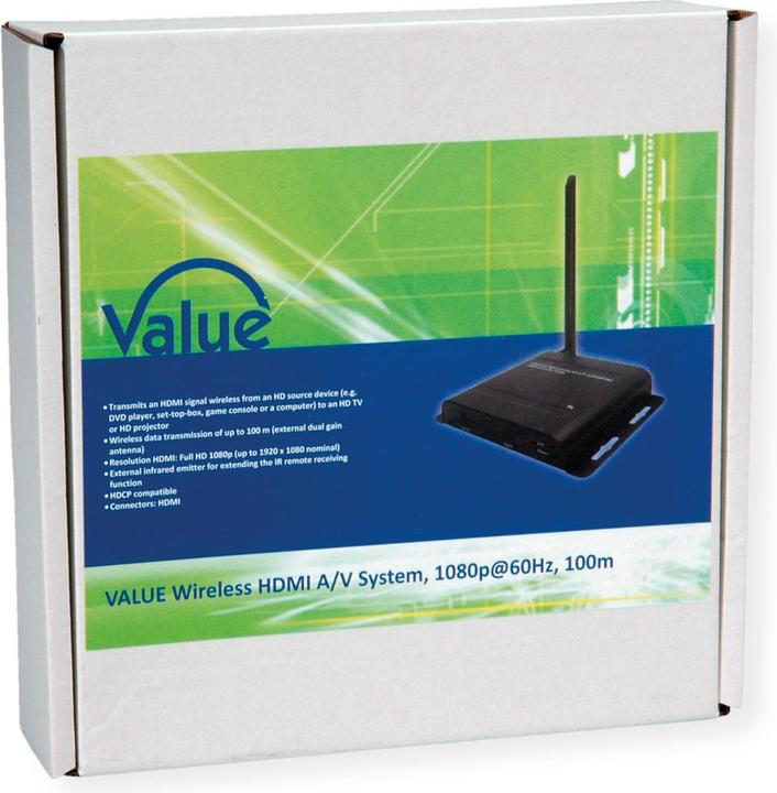 Actual product image Value Wireless HDMI A/V System, 100 m (100 m, HDCP)