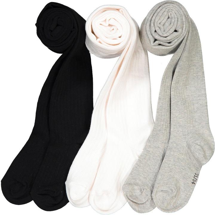 Produktbild La Redoute Collections 3er-Pack gerippte Strumpfhosen (23 - 26)