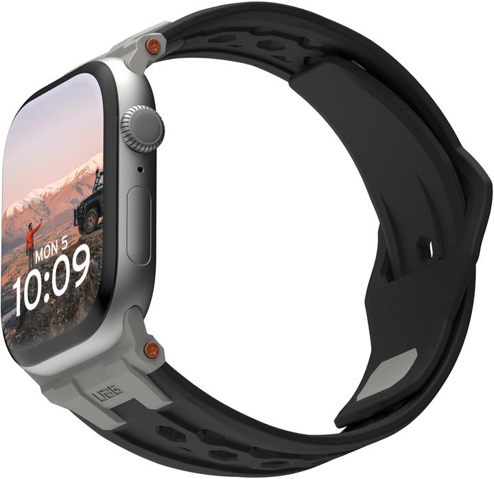 Immagine prodotto UAG Cinturino Urban Armor Gear Monarch| Apple Watch Ultra/42/44/45/46mm|nero/titanio (194158114036) (Silicone, Apple Watch)