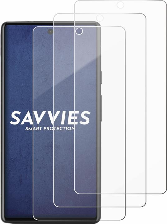 Produktbild Savvies Panzerglas Hartglas Displayschutz (3 Stück, Google Pixel 6a)