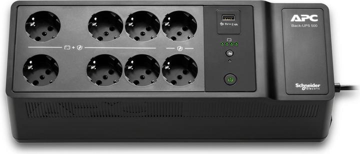 Image du produit APC BACK-UPS 500VA 8 ITALIAN (500 VA, 300 W, Standby Onduleur)