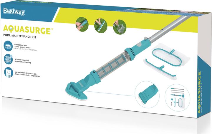 Actual product image Bestway AquaSurge Pool Maintenance Kit with Vacuum and Skimmer