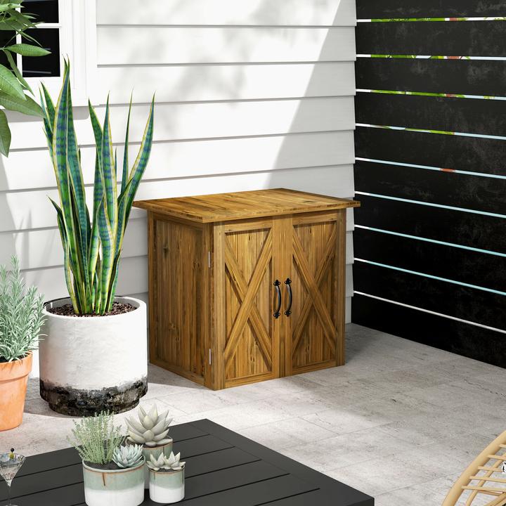 Image du produit Outsunny Armoire de jardin à double porte
