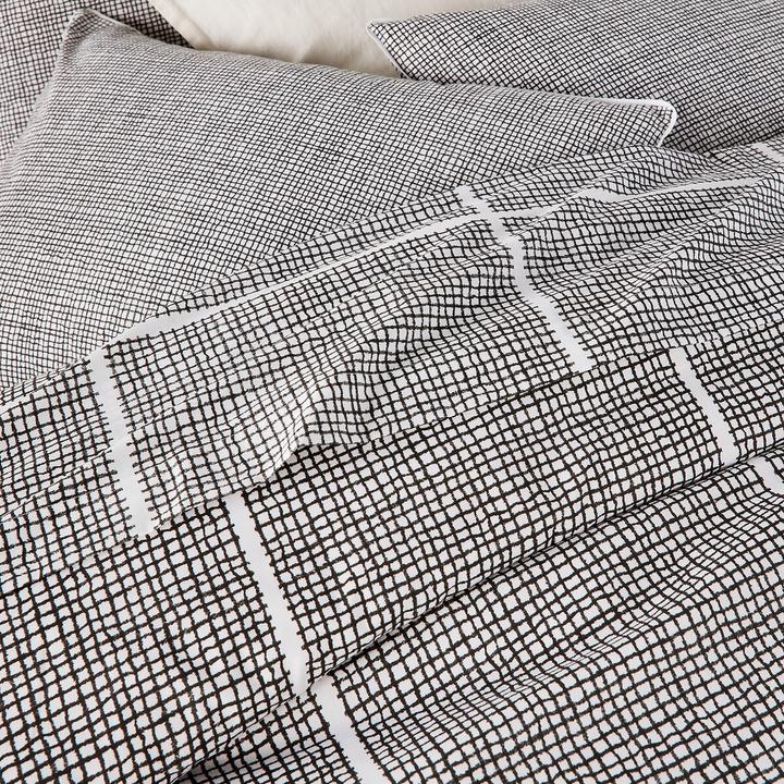 Actual product image La Redoute Interieurs Etamine Carreau (Pillowcase, 63 x 63 cm)