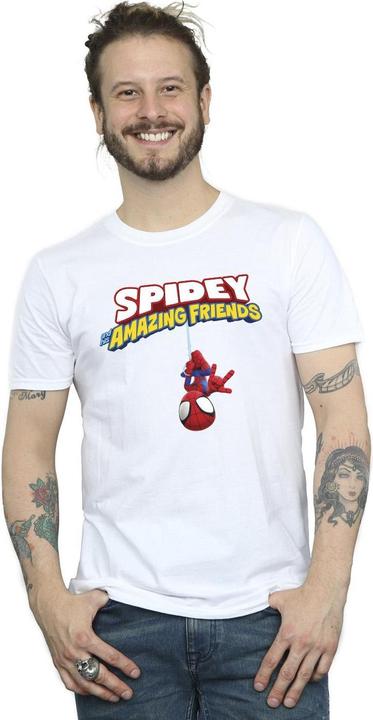 Produktbild SpiderMan Hanging Upside Down TShirt (L)