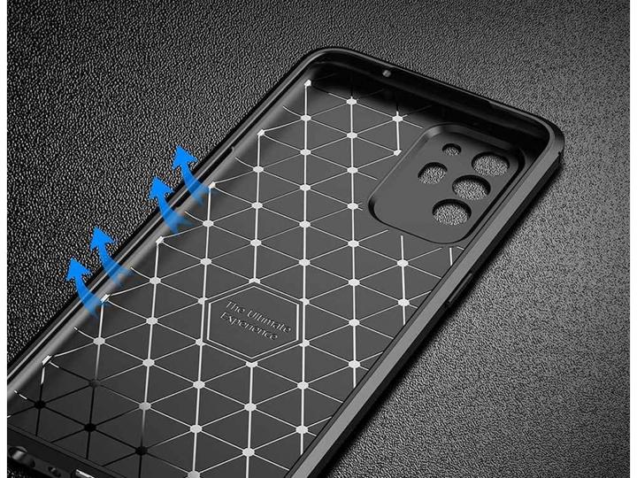 Actual product image Screenguard Oppo A94 5G Hull Carbon Design TPU Case (Oppo A94 5G)