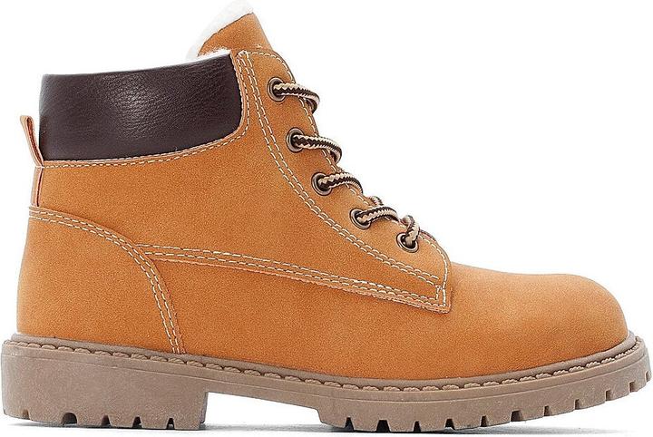 Produktbild La Redoute Collections Gefütterte Boots mit Schnürung und Reissverschluss (30)
