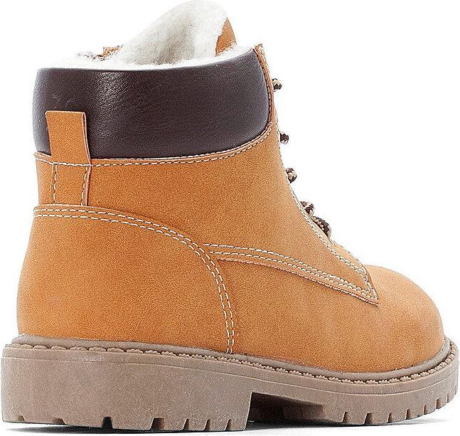Produktbild La Redoute Collections Gefütterte Boots mit Schnürung und Reissverschluss (30)