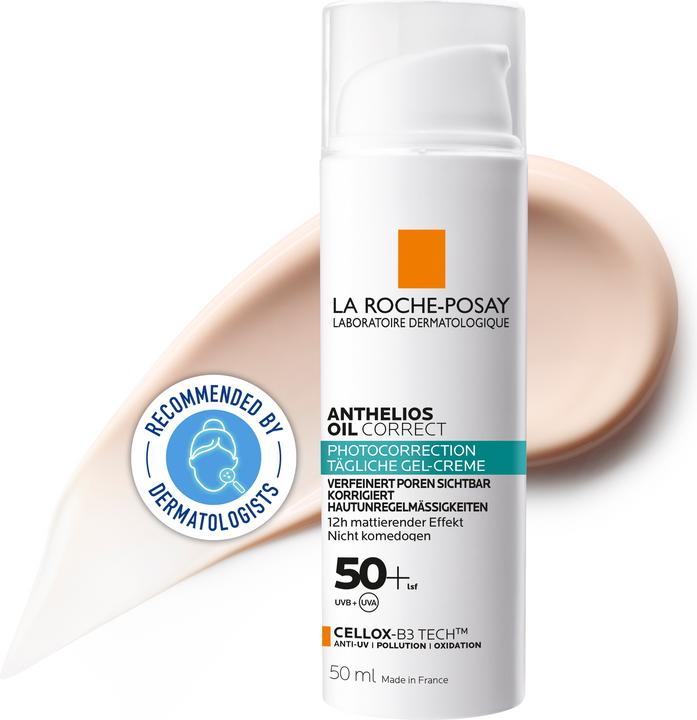Actual product image La Roche Posay Anthelios Oil Correct Crème spf50+ 50ml (Sun cream face, SPF 50+, 50 ml, 94 g)