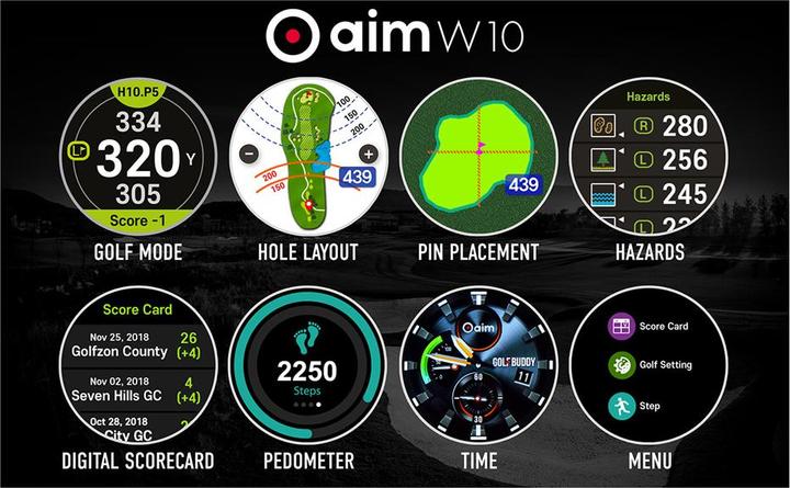 Produktbild Golf Buddy Golfbuddy Aim W10 Watch